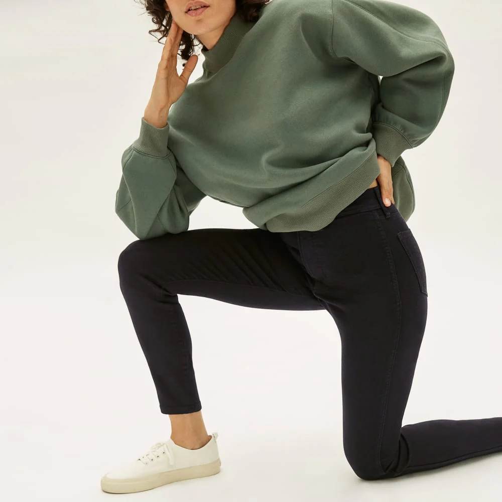 The Way-High® Clean Front Skinny Jean  | Black | 28.5” Inseam