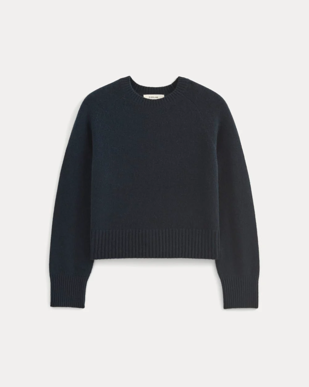The Boxy Crew in Cashmere | Navy