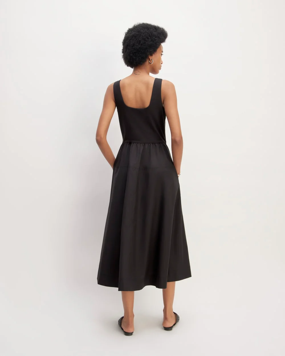The Supima® Jersey Riviera Dress | Black