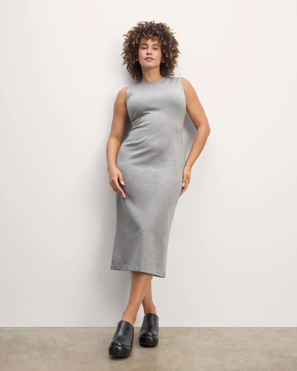 The Dream '90s Midi Dress | Mid Heather Grey