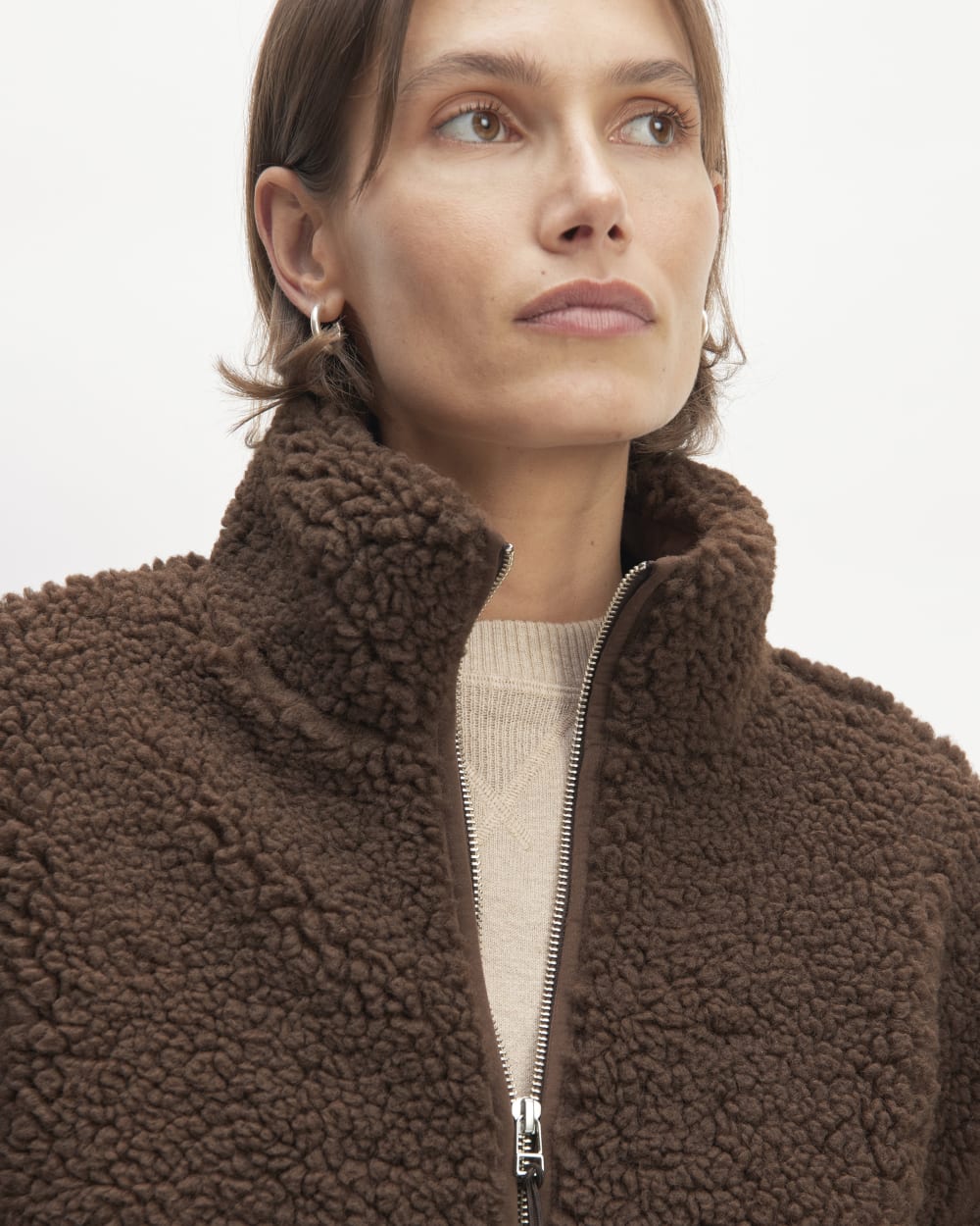 The ReNew Fleece Full Zip | Earth Brown