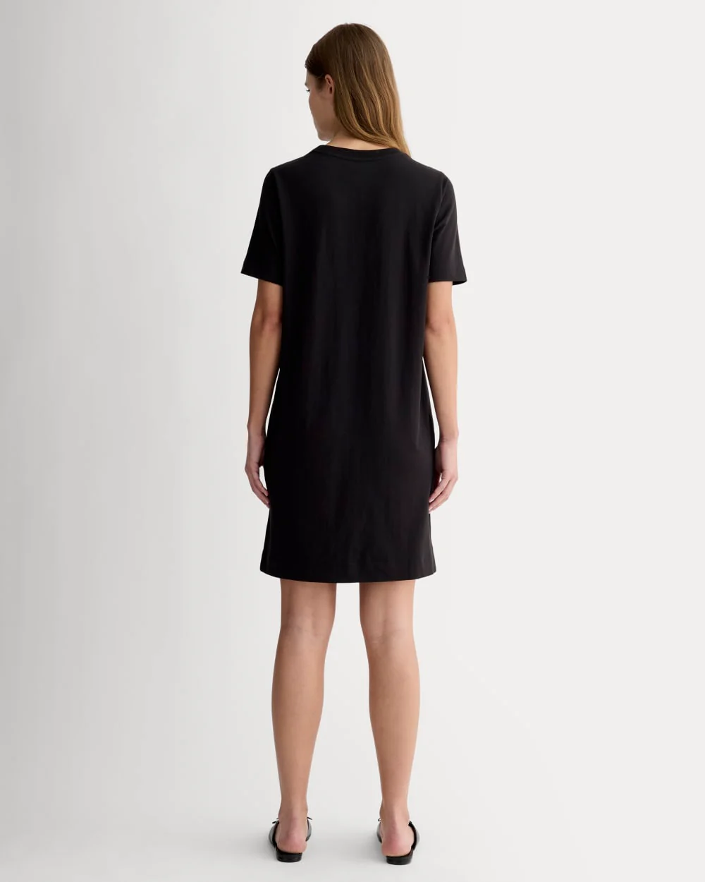 The Organic Cotton Weekend Tee Dress | Black