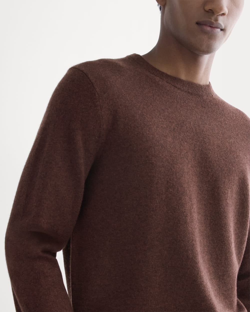 The Cashmere Crew | Heathered Mahogany