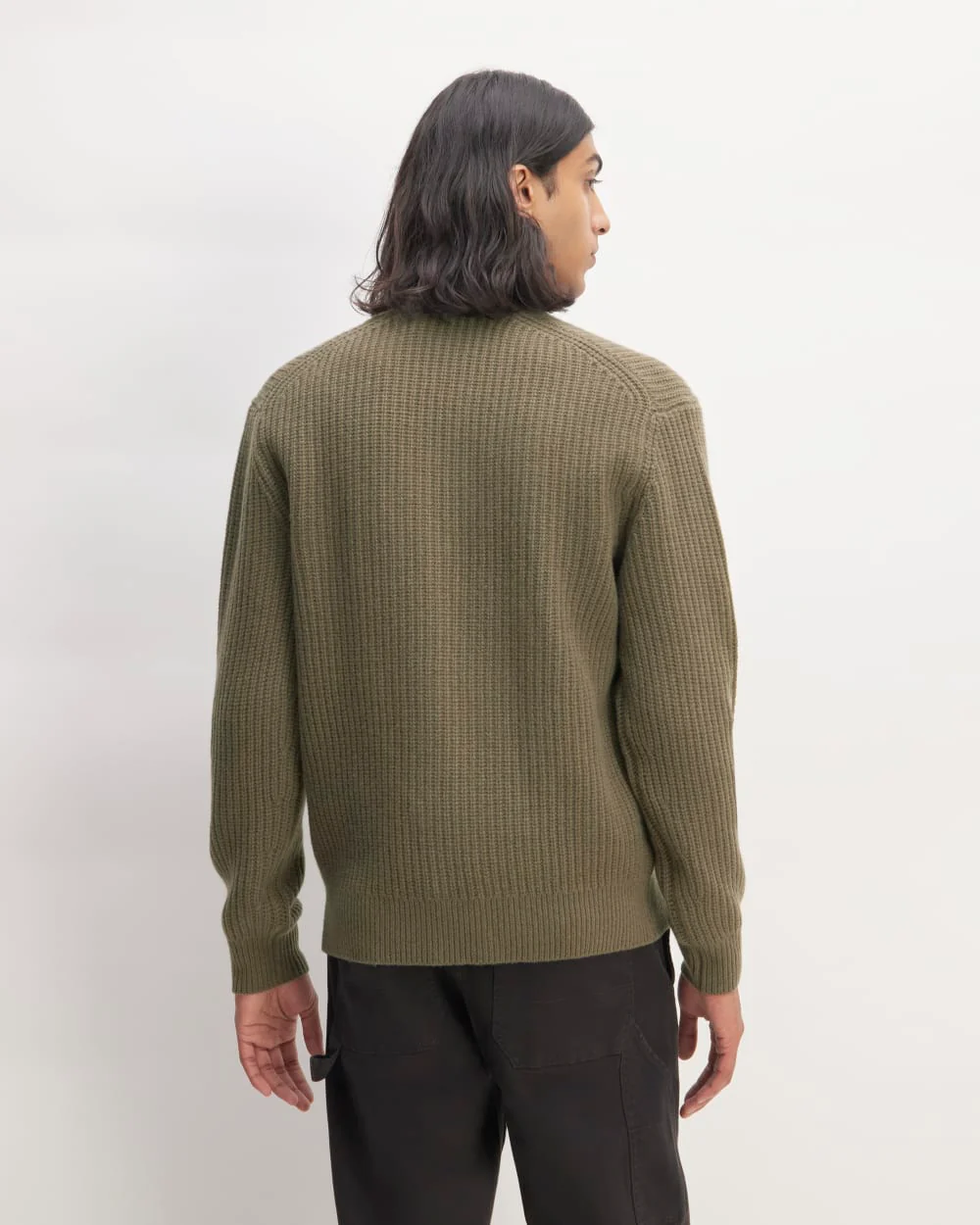 The Felted Merino Half-Zip Sweater | Kalamata