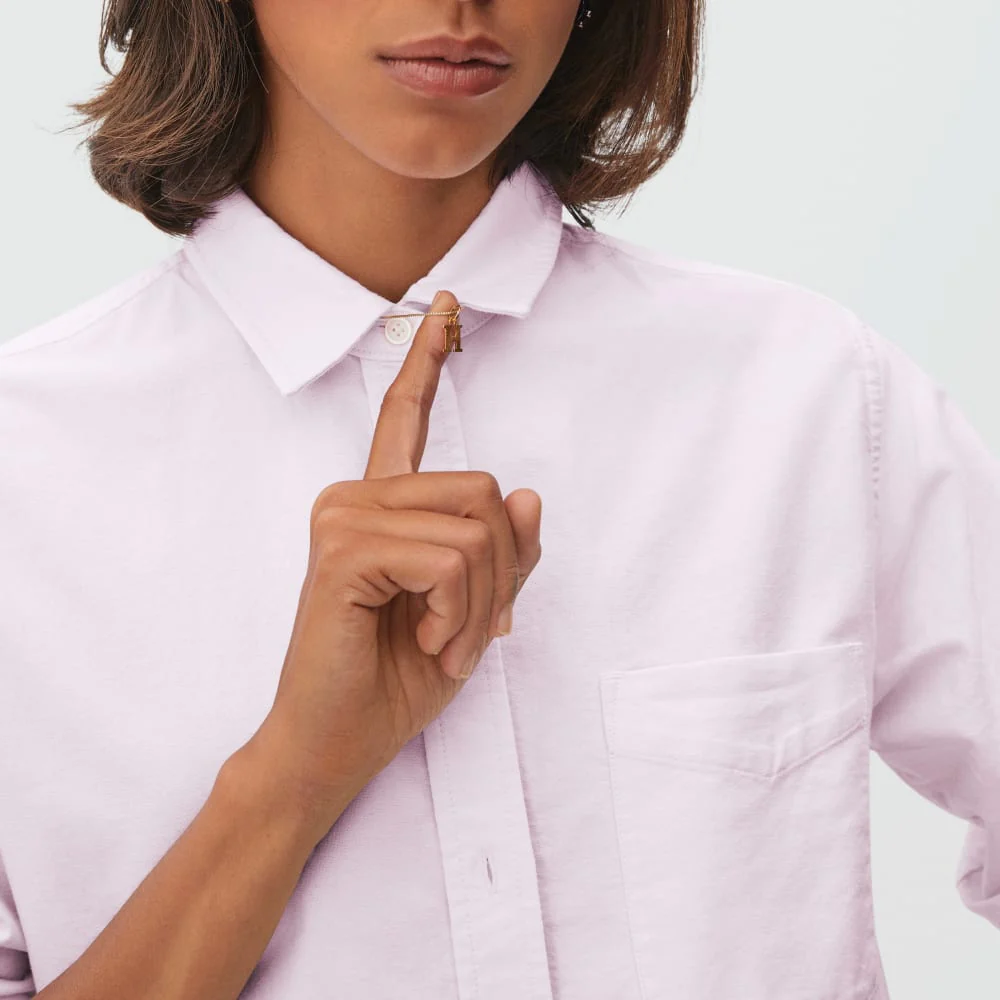 The Japanese Oxford Shirt | Pale Pink