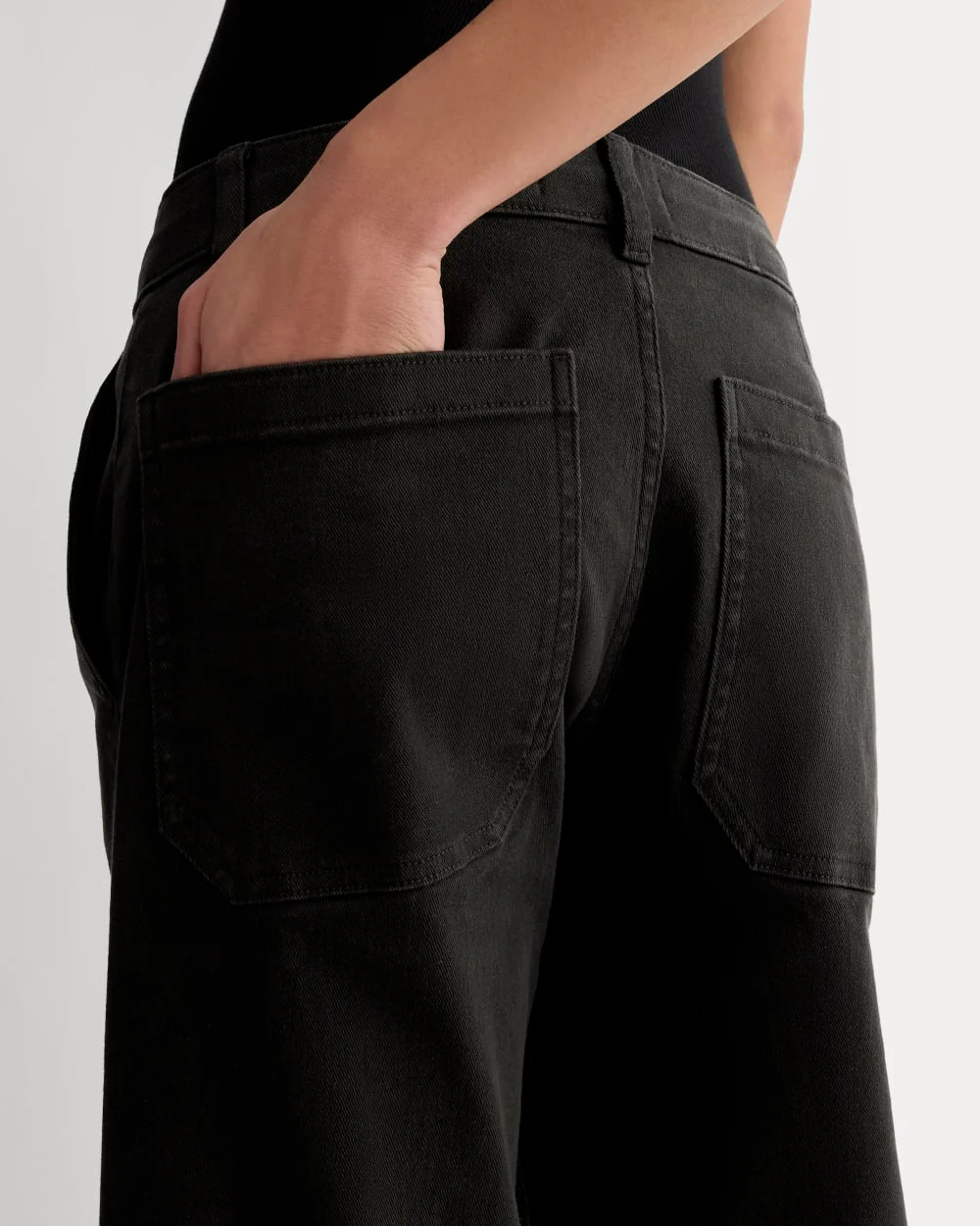 The Utility Straight-Leg Pant | Black | 26.5 Inseam
