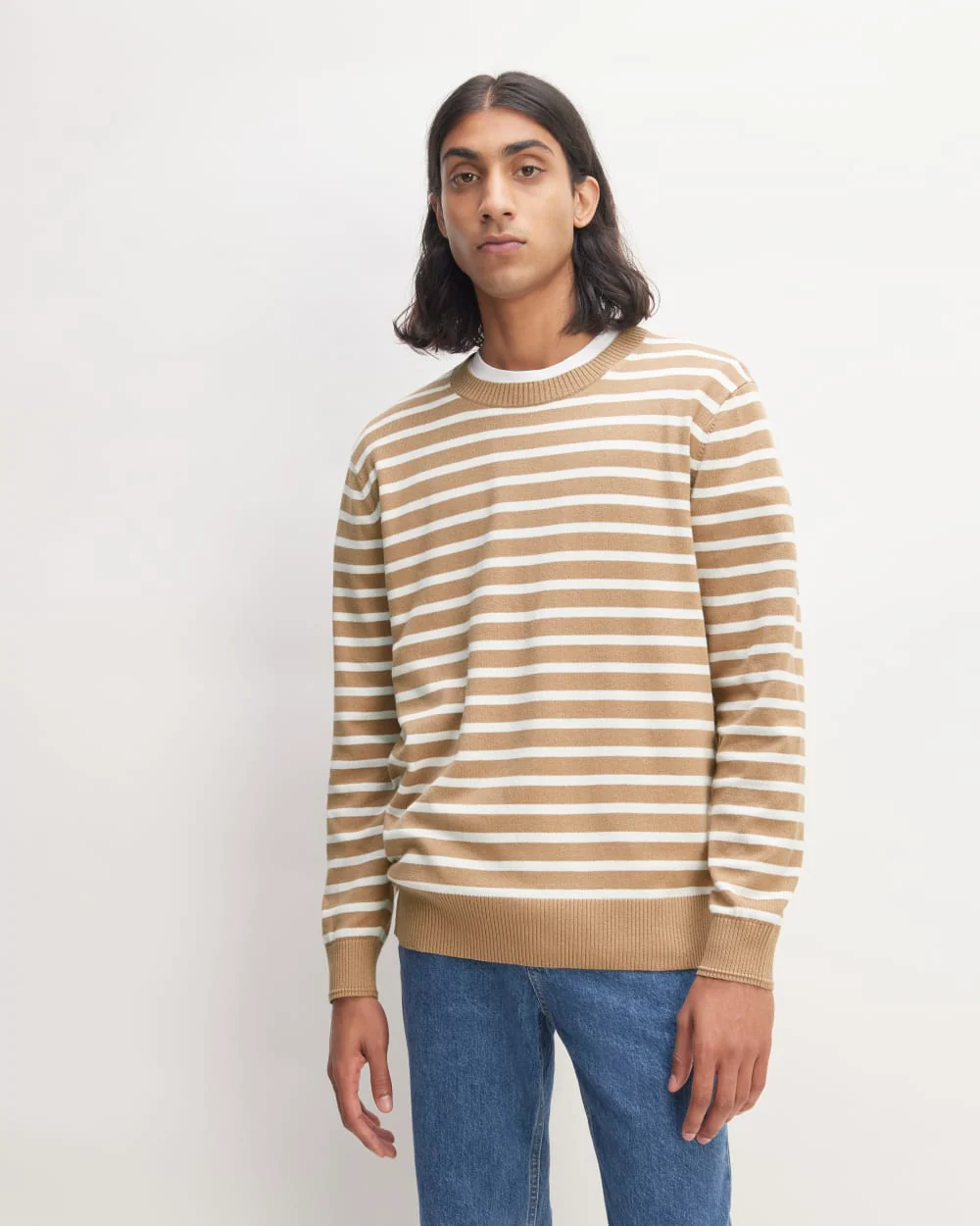 The No-Sweat Sweater | Uniform | Tiger's Eye / Bone