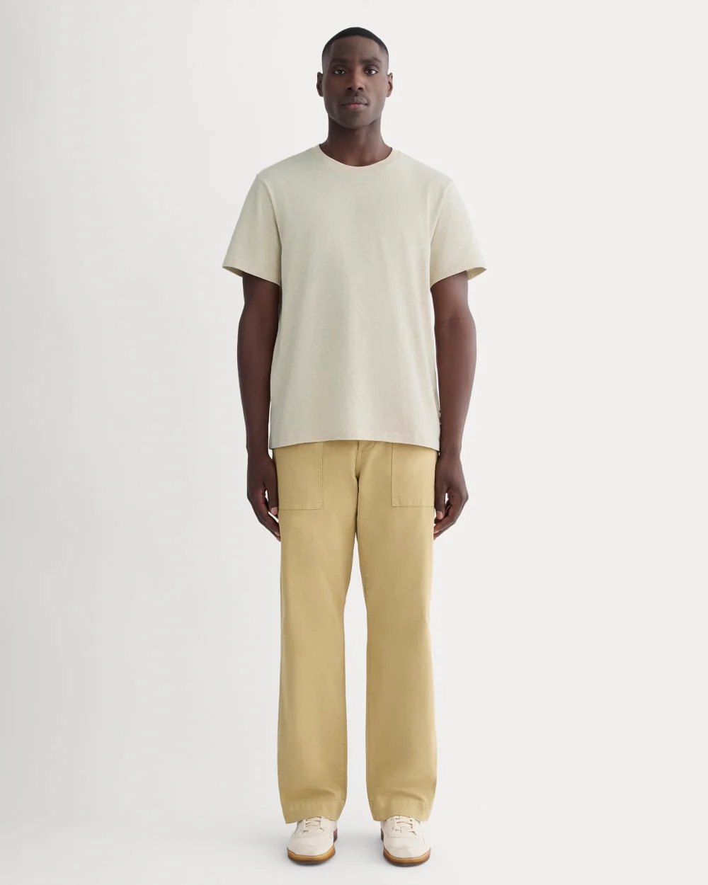 The Premium-Weight Crew | Uniform | Heathered Cashew