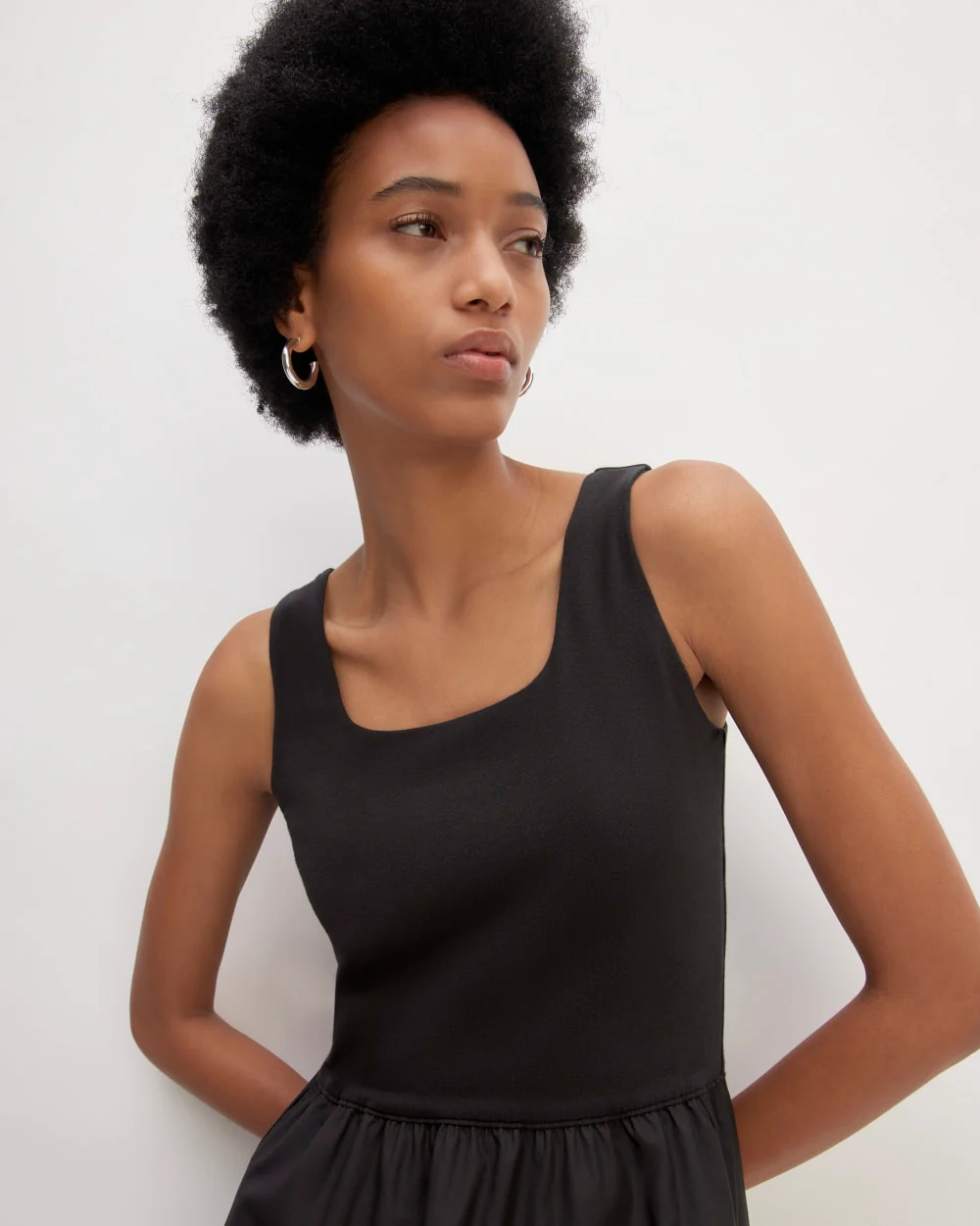 The Supima® Jersey Riviera Dress | Black