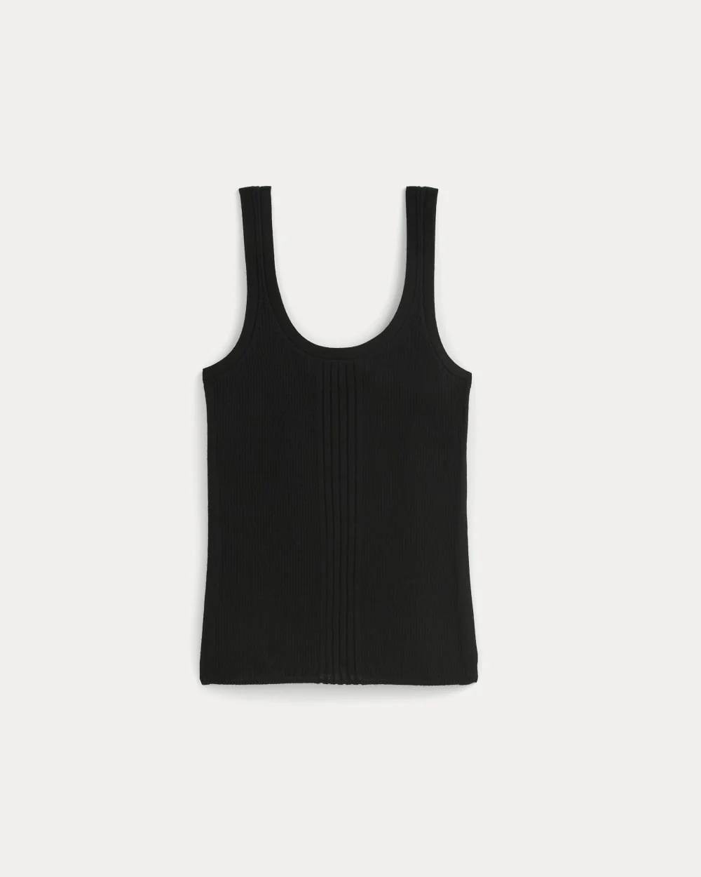 The Light Ribbed Cami in Ultrasoft Merino | Black
