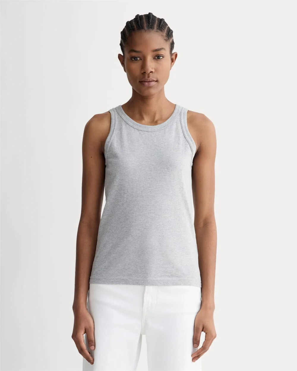 The Tank in Essential Cotton |  Heathered Grey