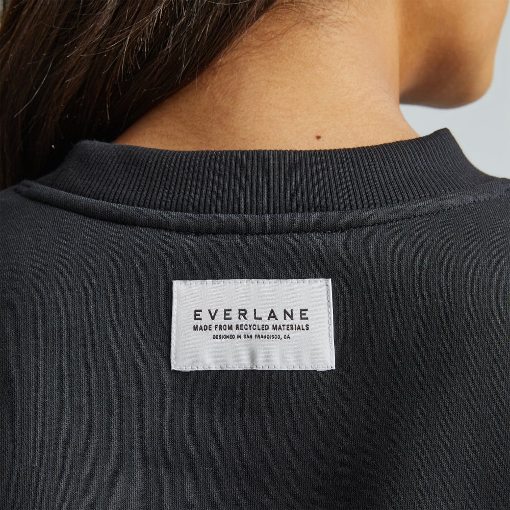 The ReTrack Oversized Crew | Black