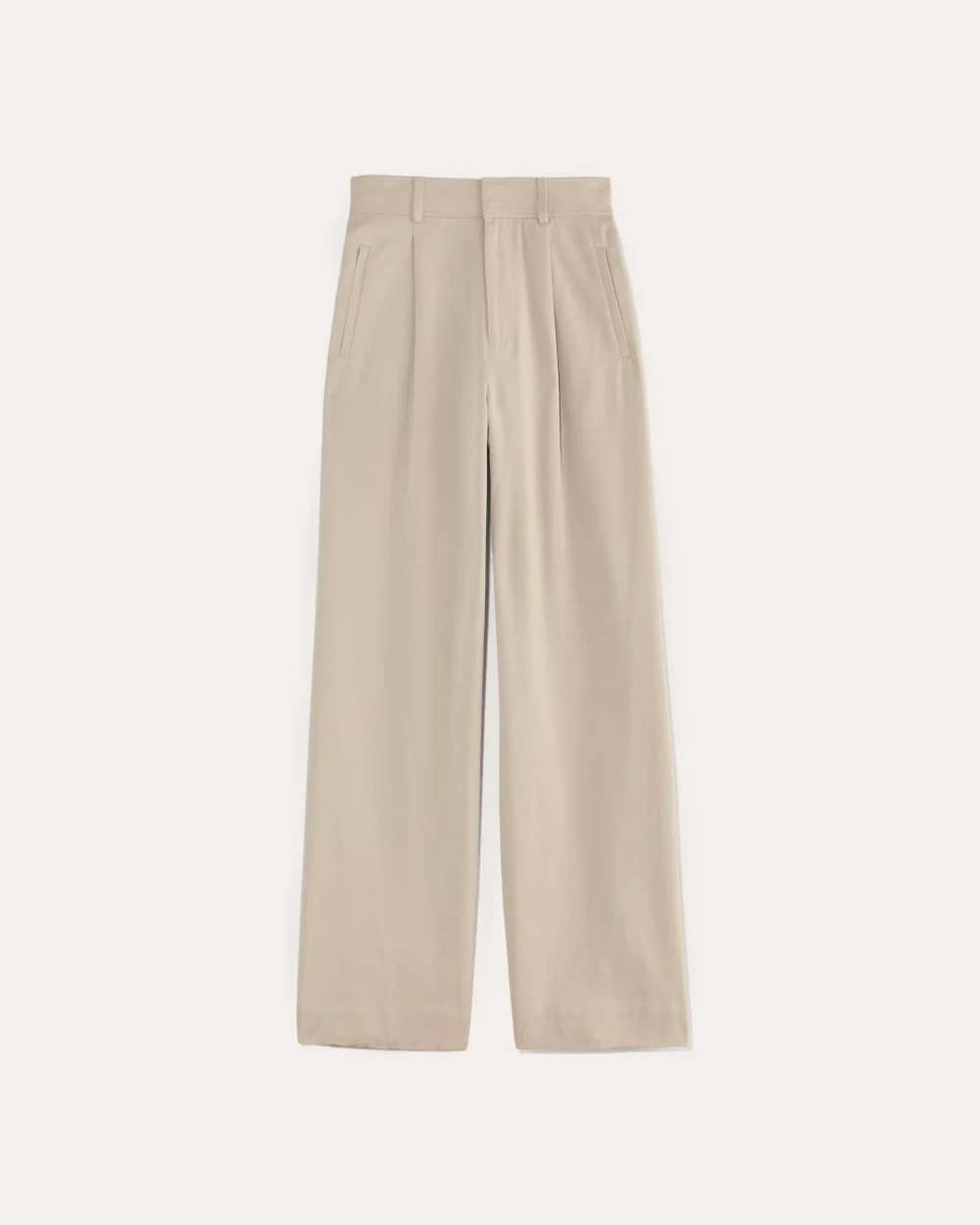 The Draper Pleated Pant in Buttersmooth | Sandstone | 30 Inseam