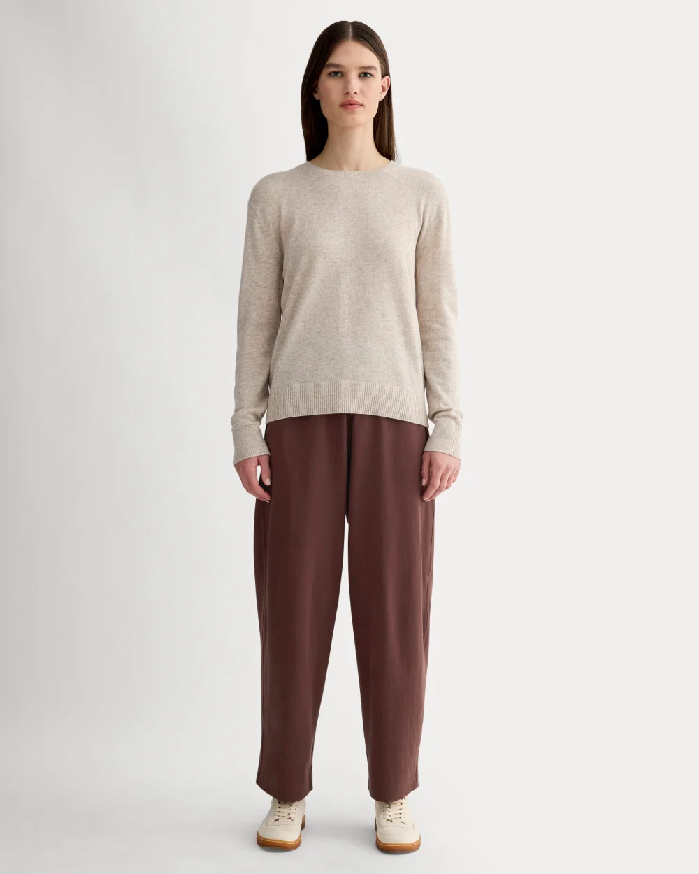 The Off-Duty Barrel Pant | Dark Mahogany