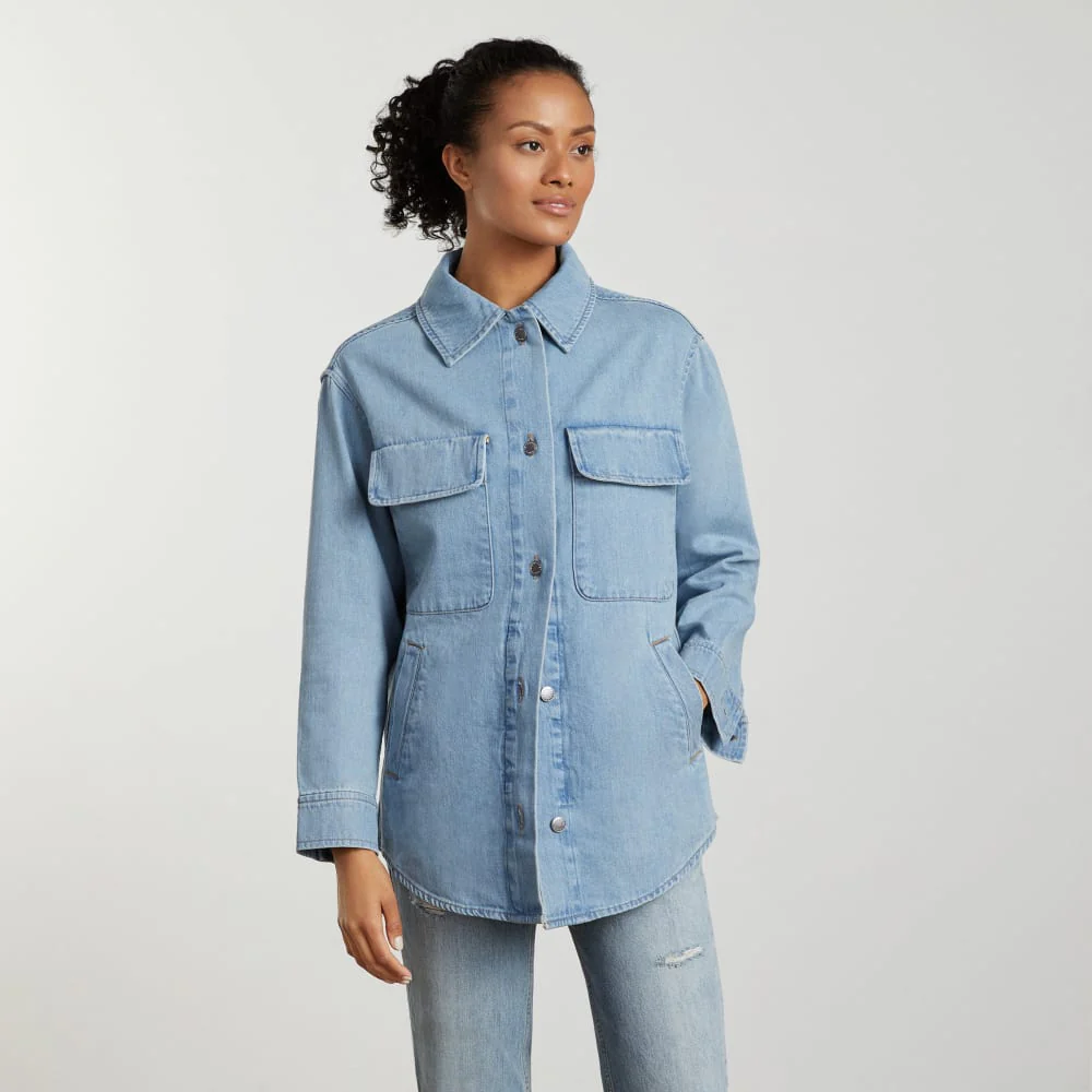 The Denim Shirt Jacket | Myrtle Sky