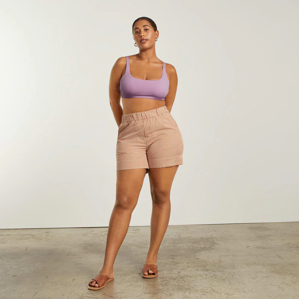 The Square-Neck Bikini Top | Lilac