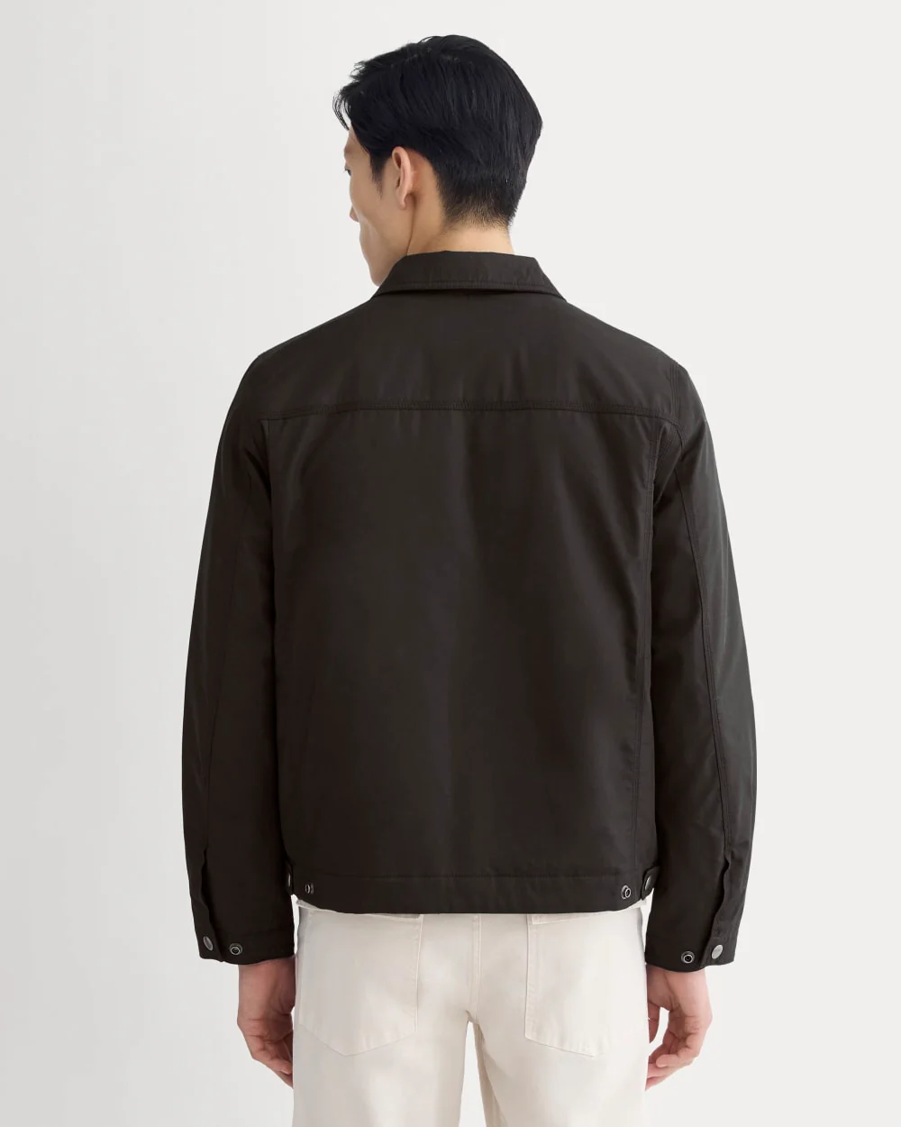 The Filled Harrington Jacket | Black