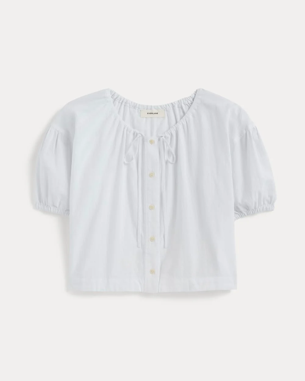 The Gauze Button-Up | White