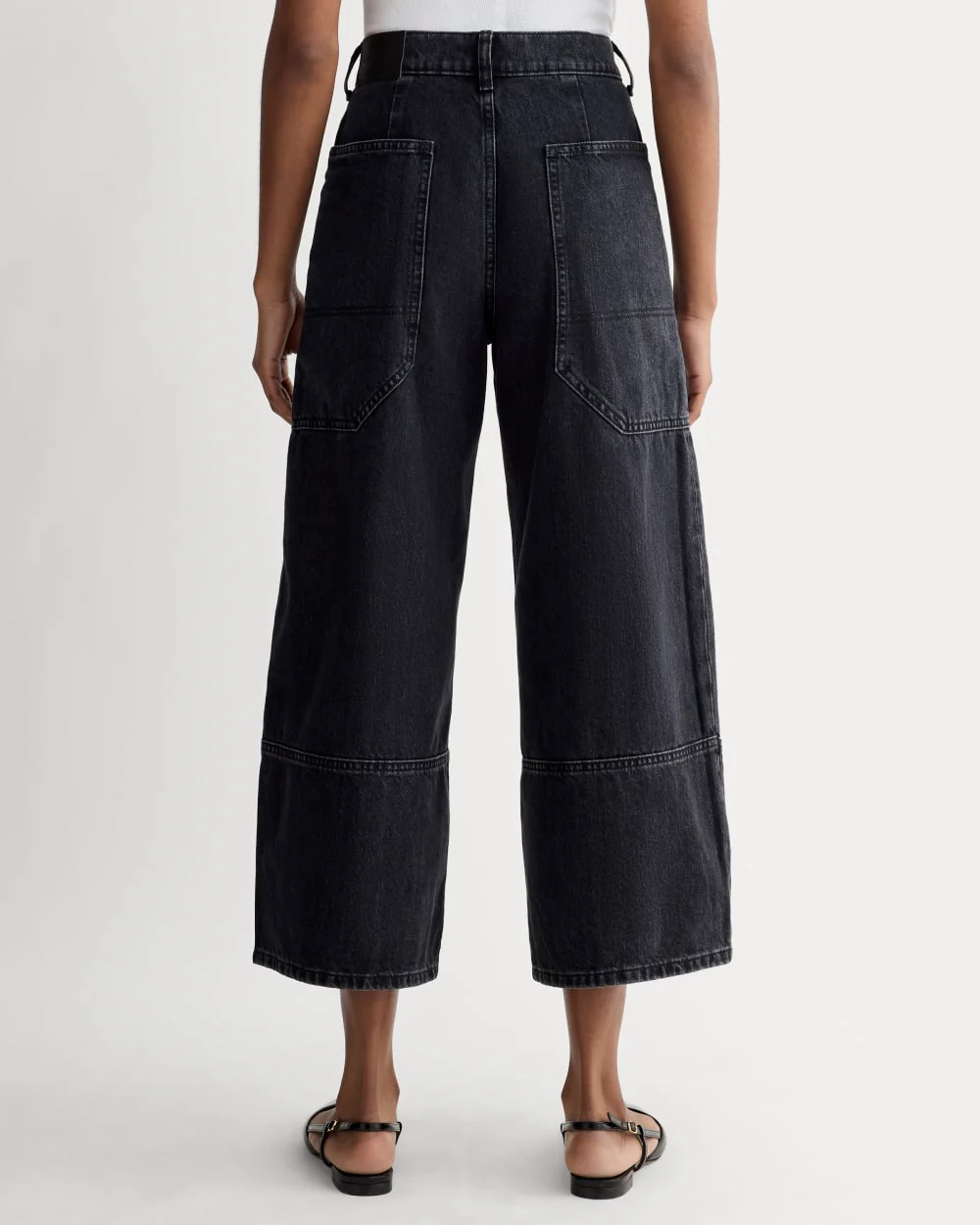 The Way-High® Gardener Cropped Jean | Washed Black
