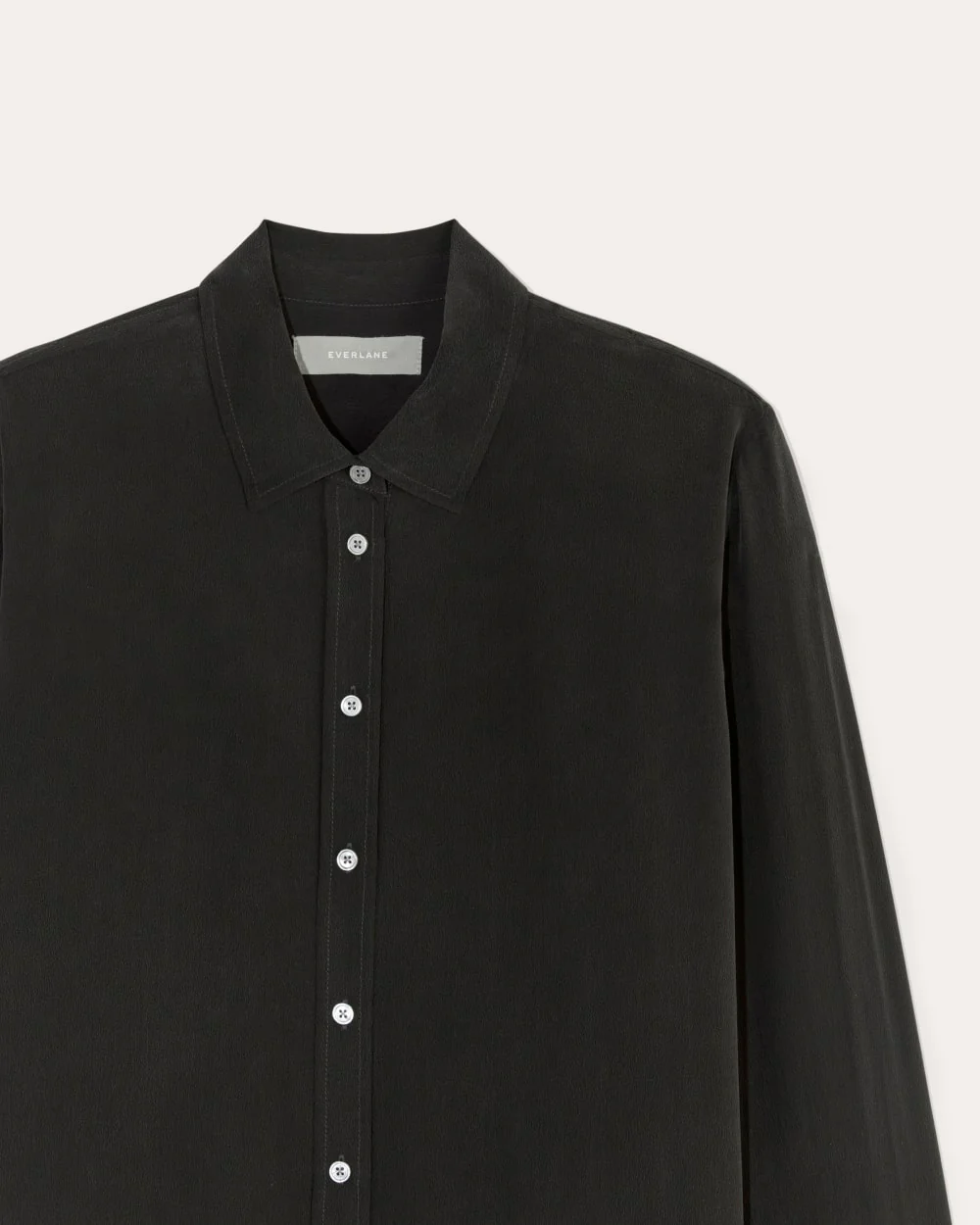 The Must-Have Shirt in Washable Silk | Black