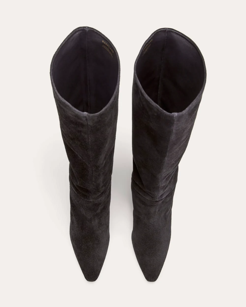 The Banana Boot | Black Suede
