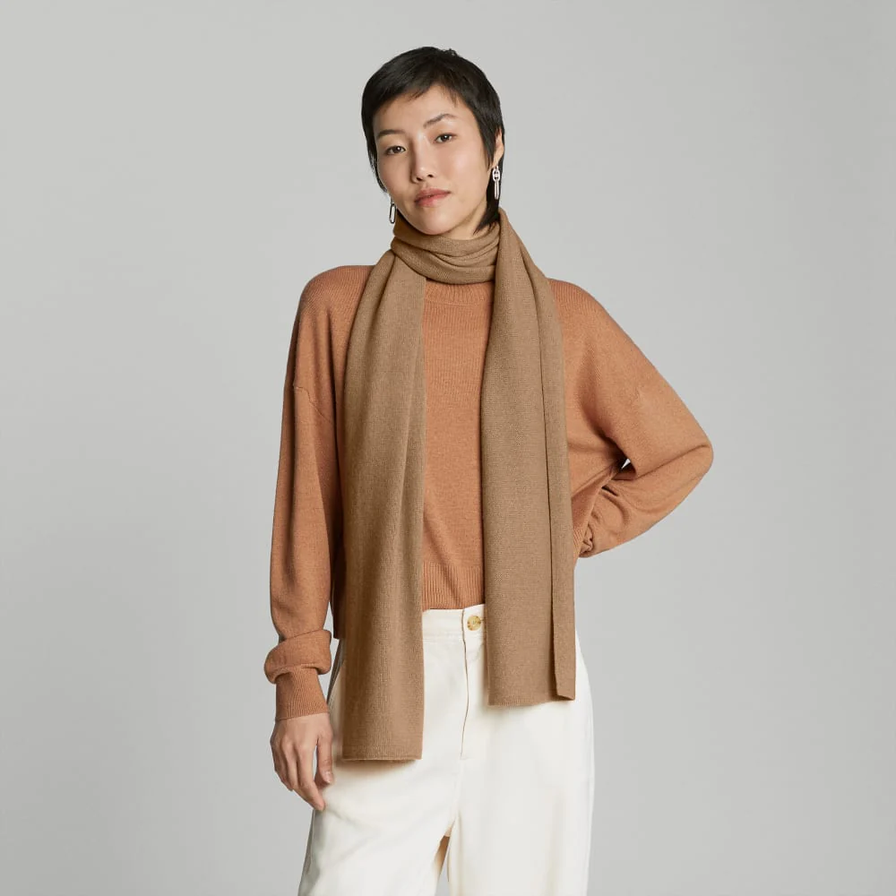 The Cashmere Scarf | Light Camel