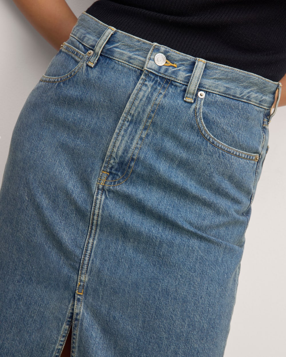 The Mid-Way Skirt | Mid Blue