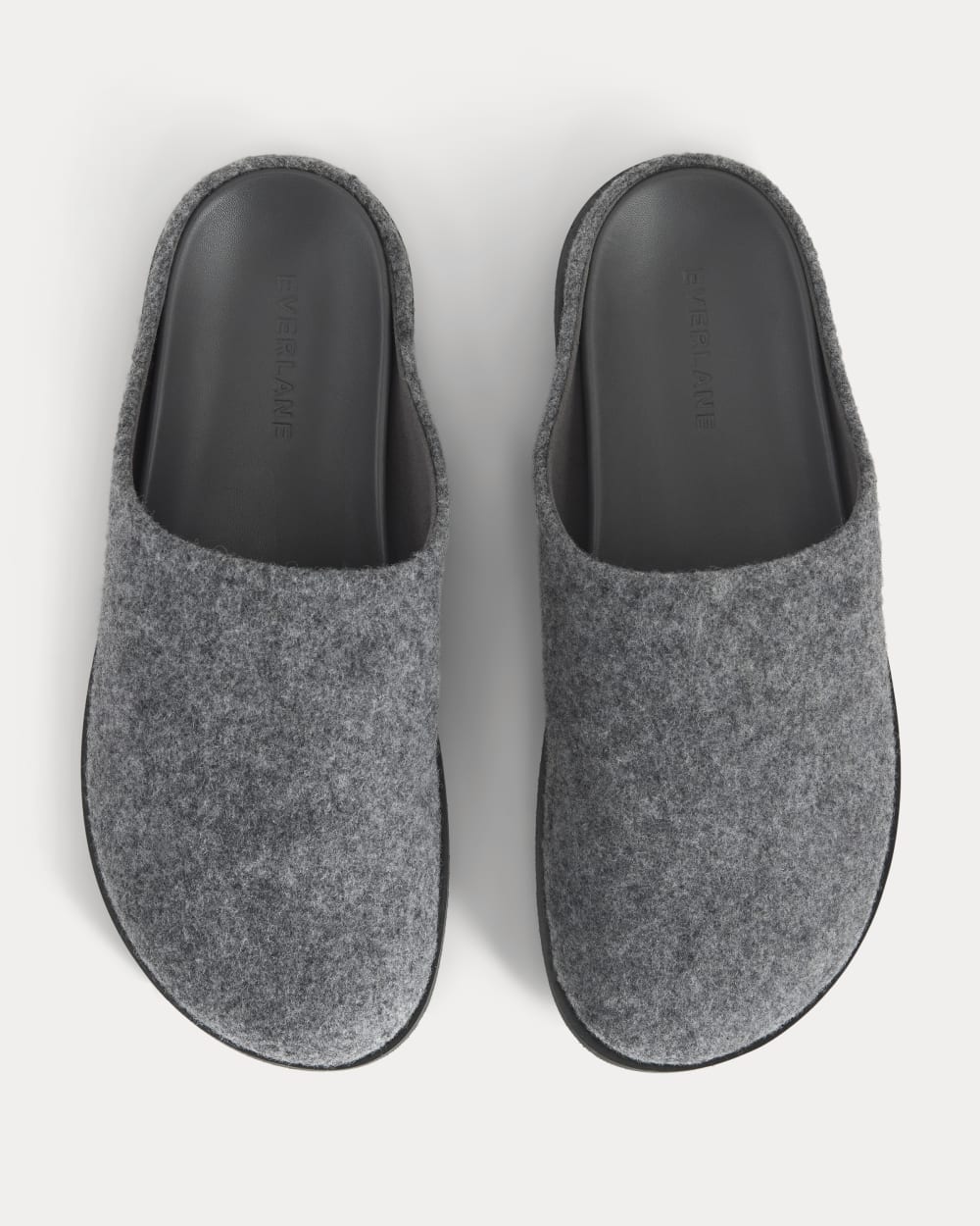Wool Clog | Charcoal