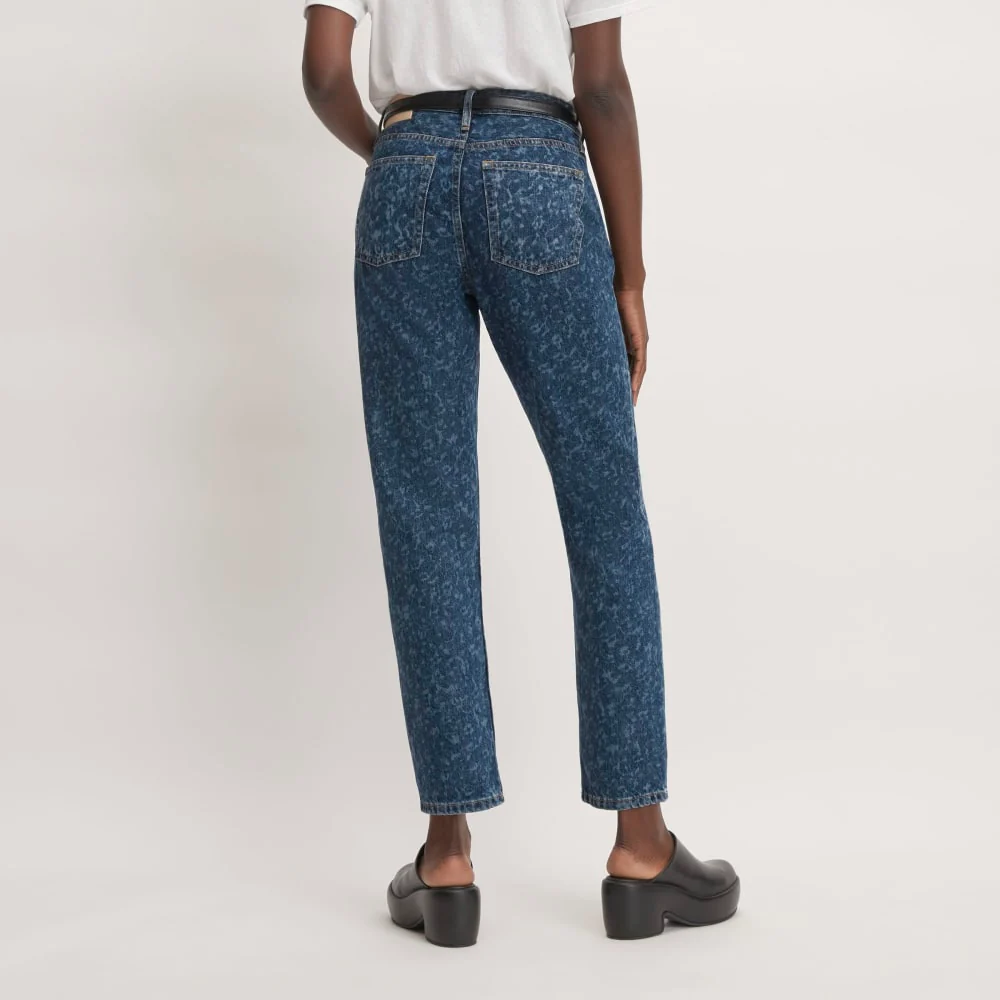 The ’90s Cheeky® Jean | Dark Painterly Strokes | 28.5 Inseam