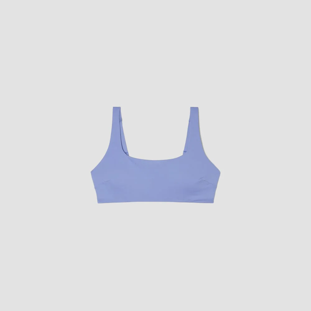 The Square-Neck Bikini Top | Cornflower Blue