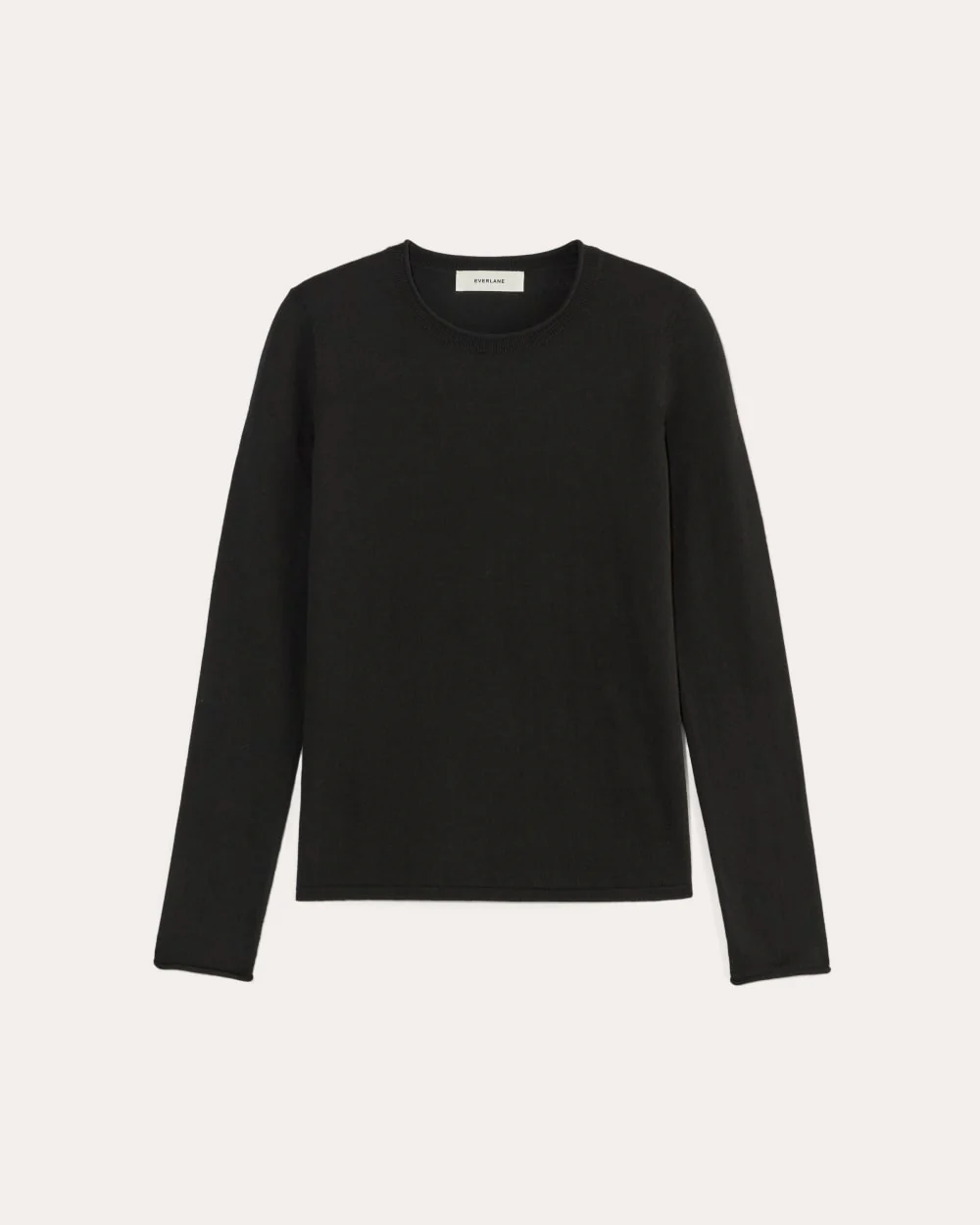 The Crew in Cotton Cashmere | Black