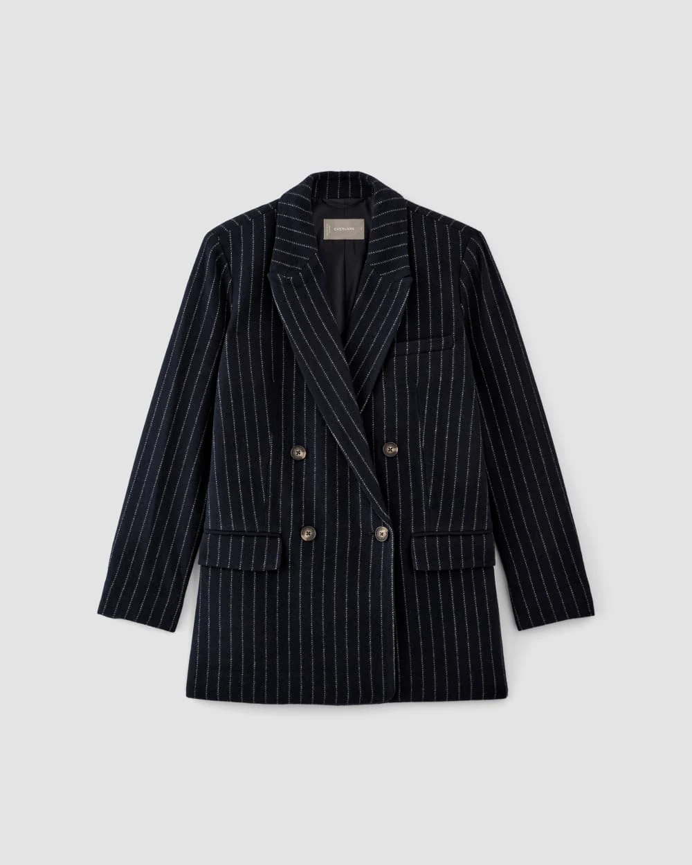The ReWool® Double-Breasted Blazer | Navy / Bone