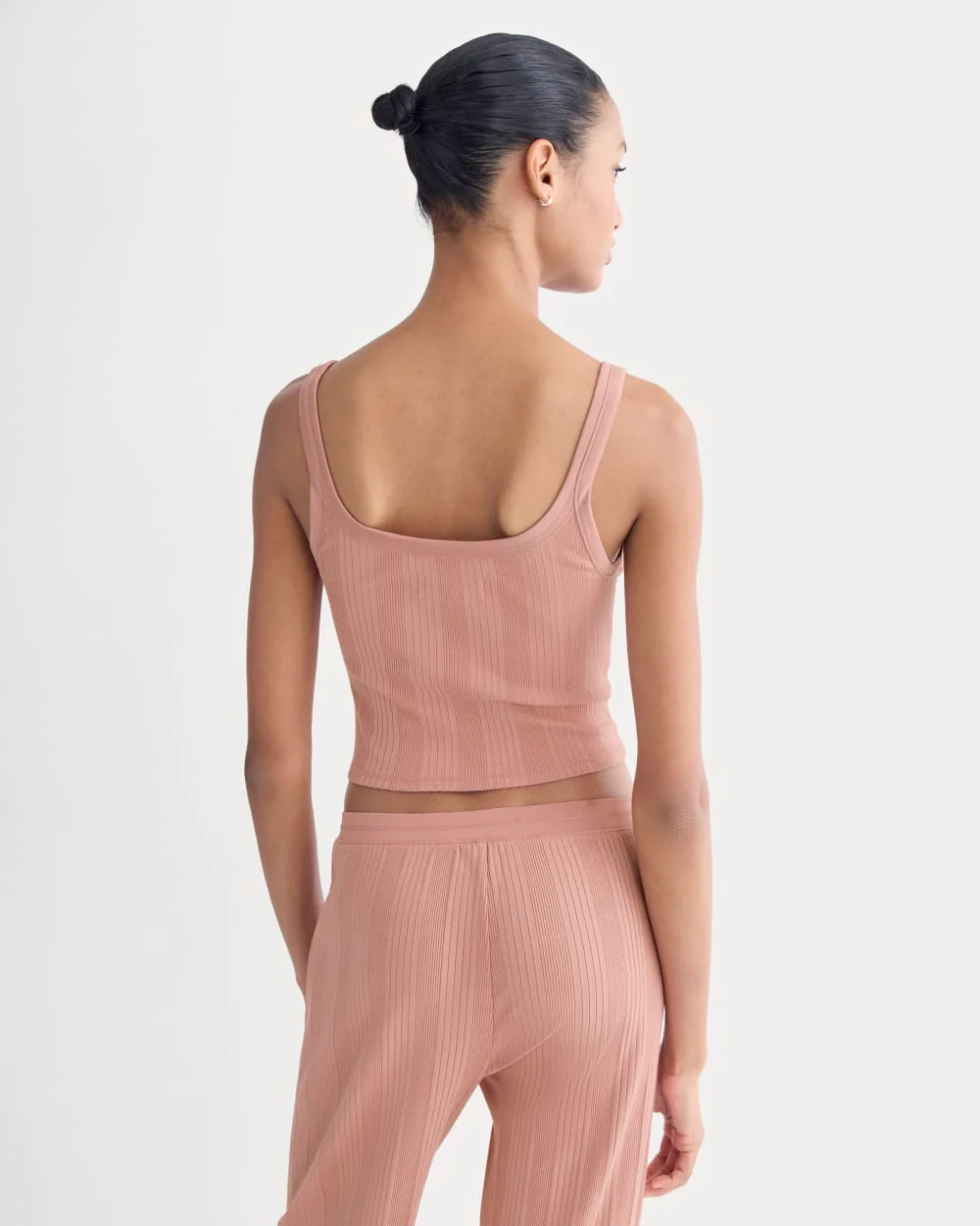 Lounge Rib Tank | Ash Rose
