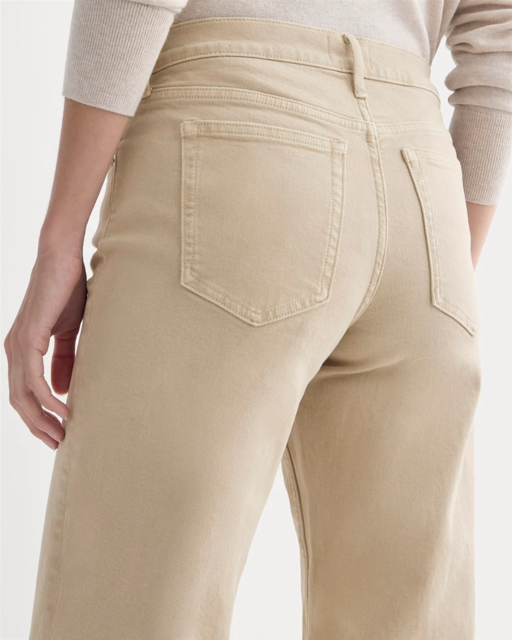 The Column Jean | Garment-Dyed Tan | 33 Inseam