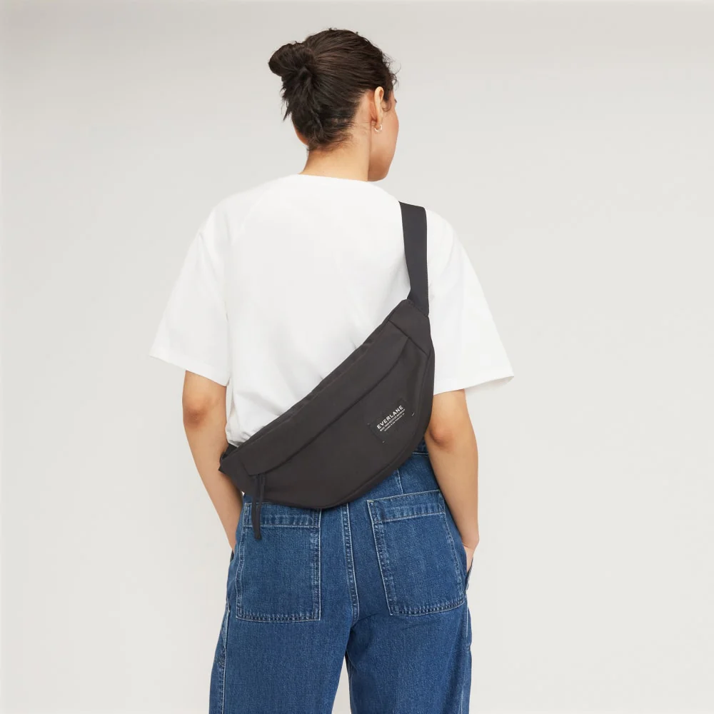 The Renew Transit Fanny Pack | Black (with label)