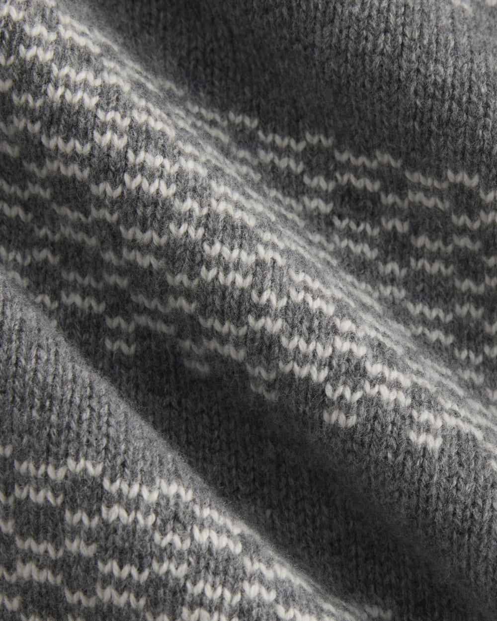 Nordic Cropped Boxy Crew in Luxe Merino | Heathered Mid Grey