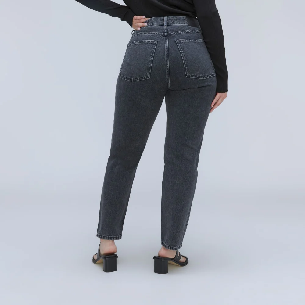 The '90s Cheeky Hourglass Jean | Washed Black | 26.5 Inseam