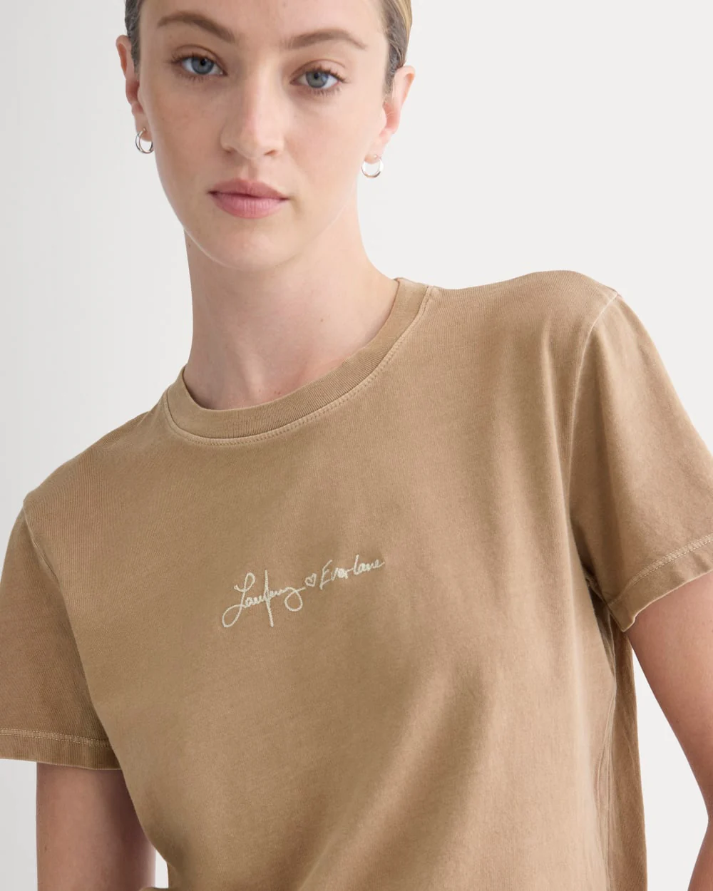 Everlane x The Laufey Foundation Box-Cut Tee | Weathered Clay