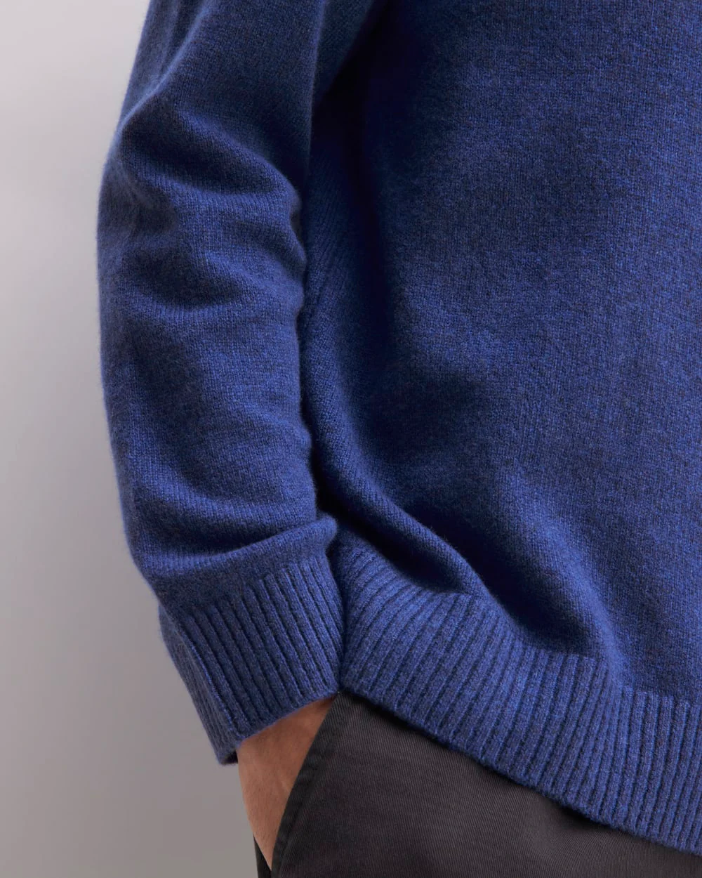 The Premium Merino Crew Neck Sweater | Bellwether Blue Heather