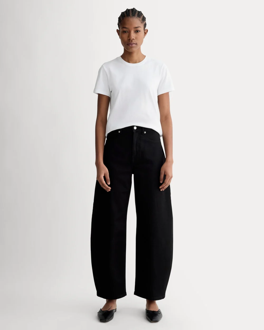 The Slim Crew in Essential Cotton | White