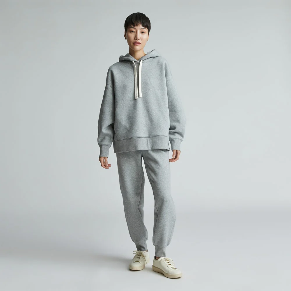 The ReTrack Hoodie | Heather Grey