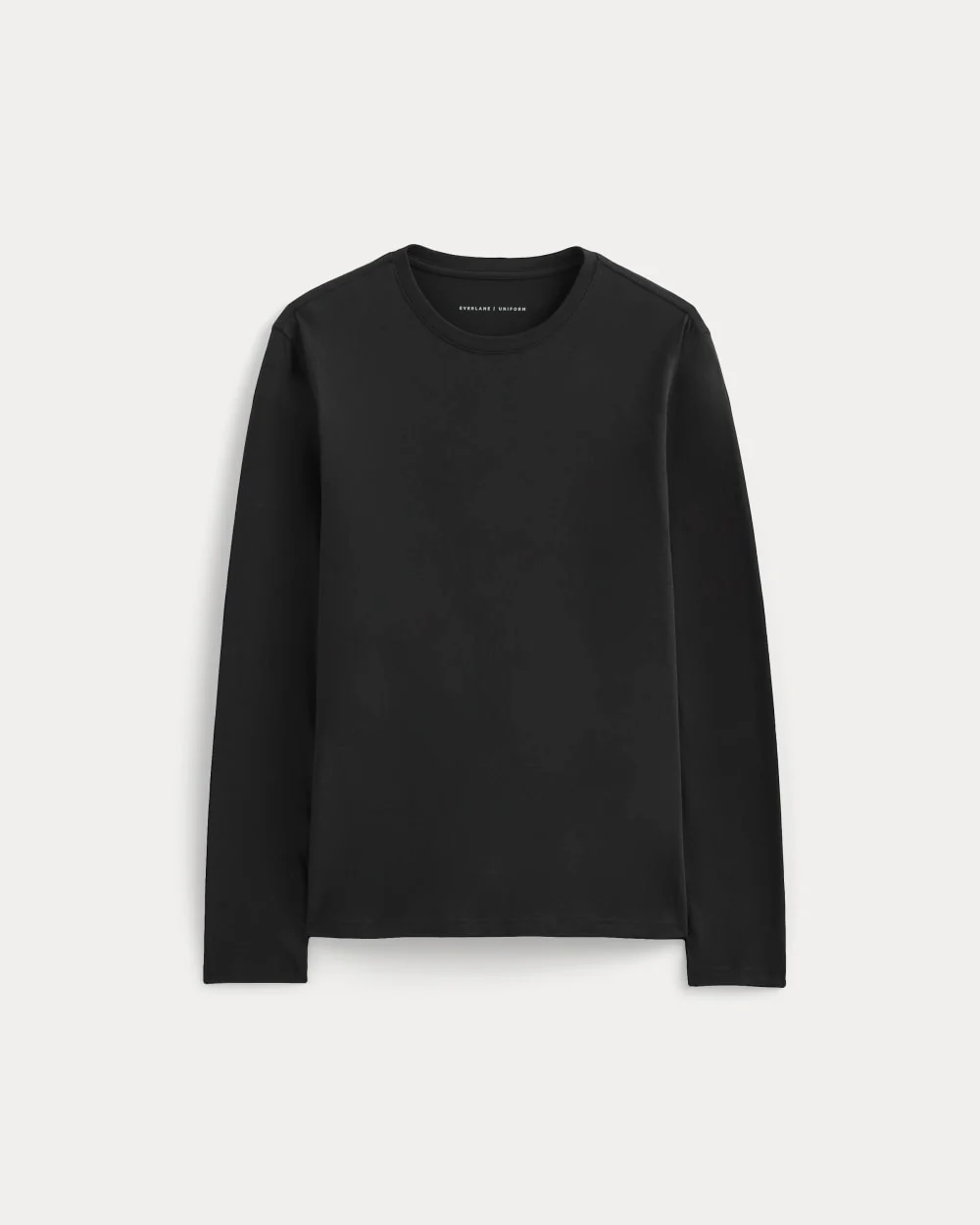 The Essential Organic Long-Sleeve Tee | Black