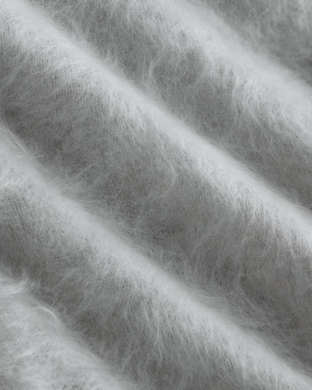 Lush Cashmere Cropped Polo Sweater | Sanderling Gray