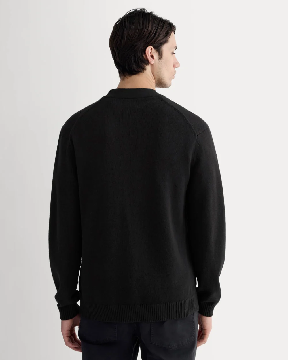 The Classic Cardigan in Everyday Cotton | Black
