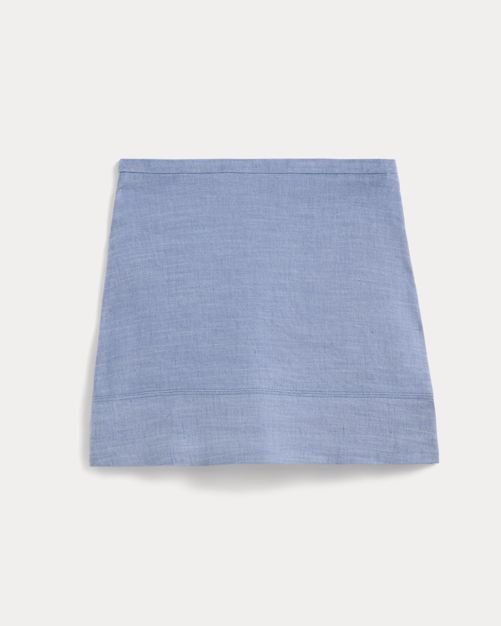 The Mini Skirt in Stretch Linen | Chambray
