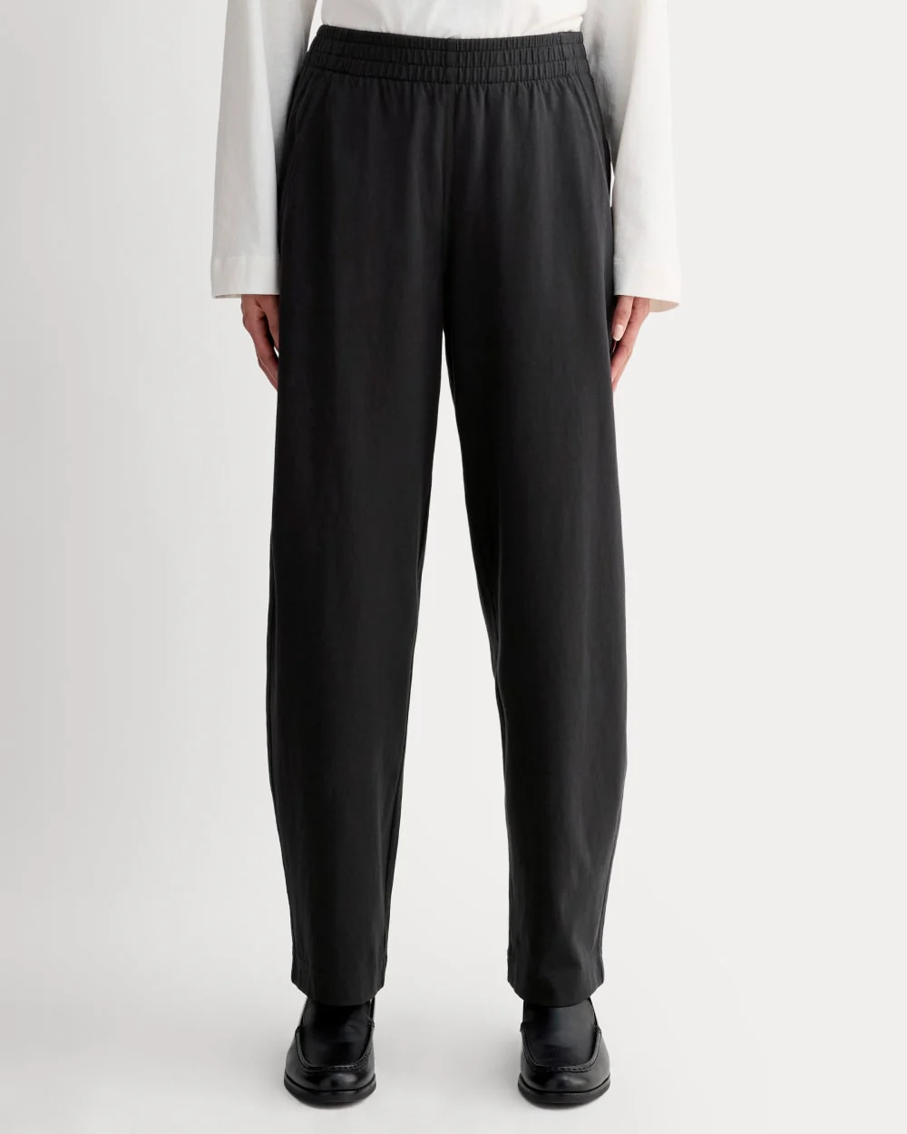 The Off-Duty Barrel Pant | Black
