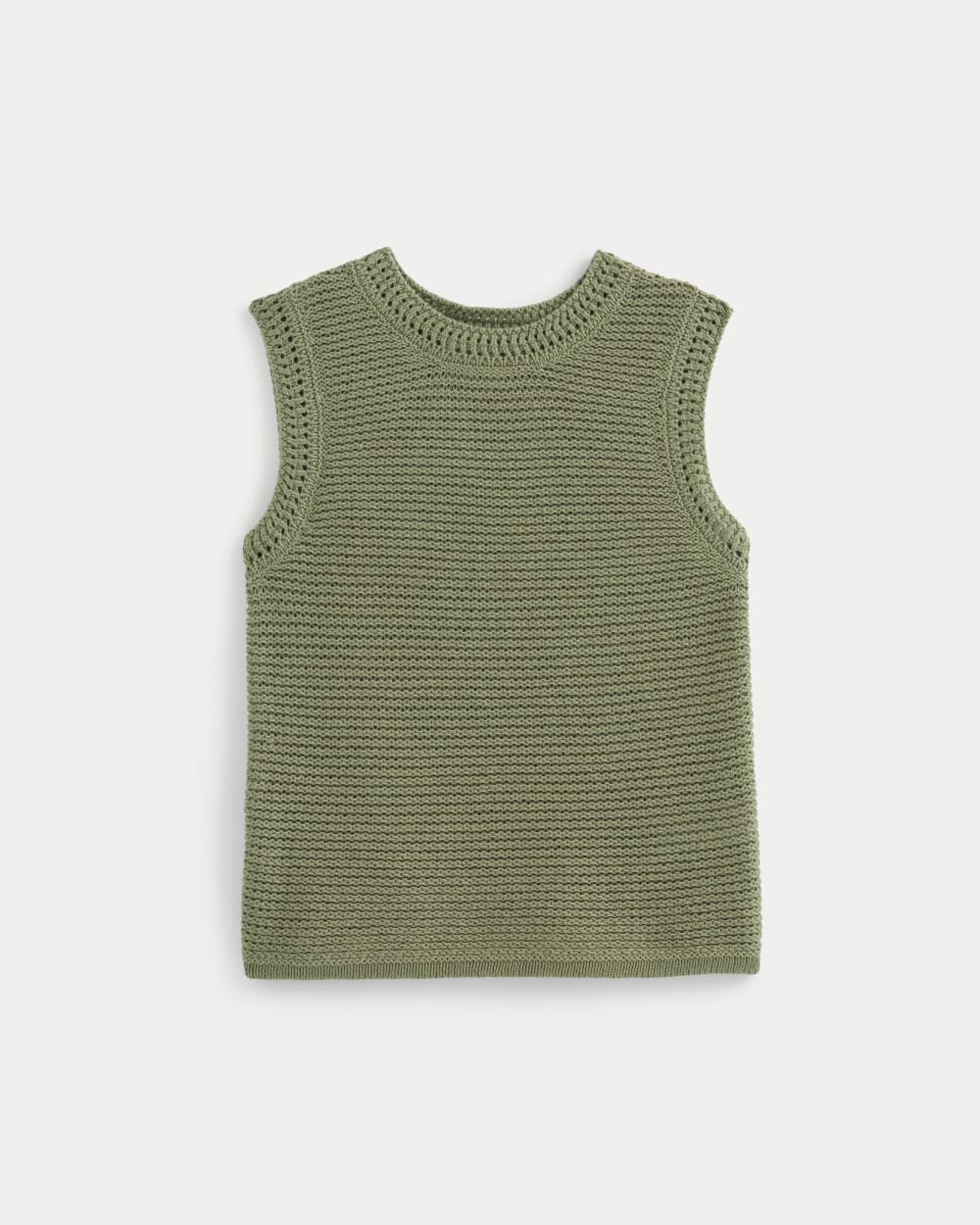The Organic Cotton Open-Stitch Tank | Sagebrush