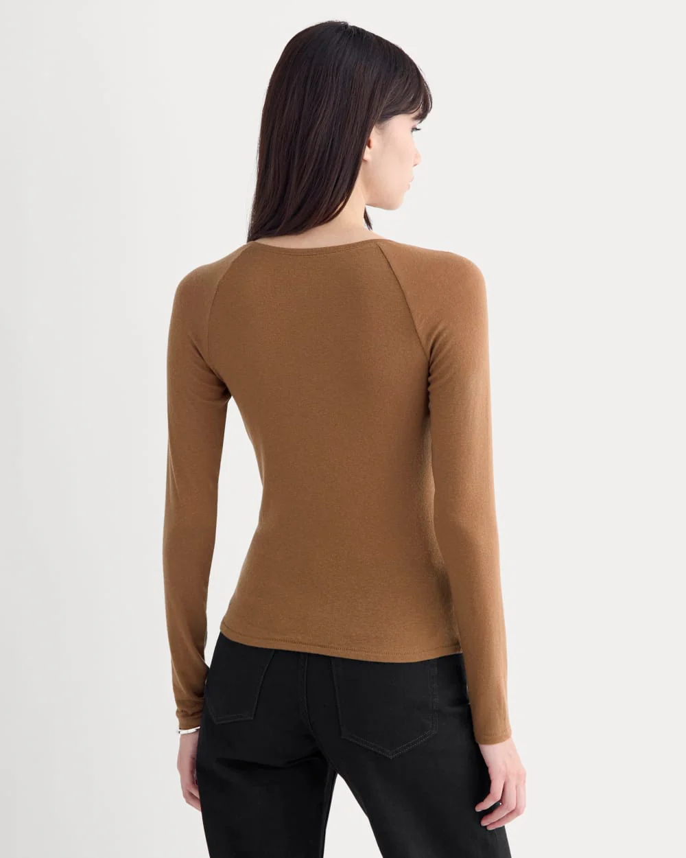 Sweetheart-Neck Top in Butterluxe | Toffee