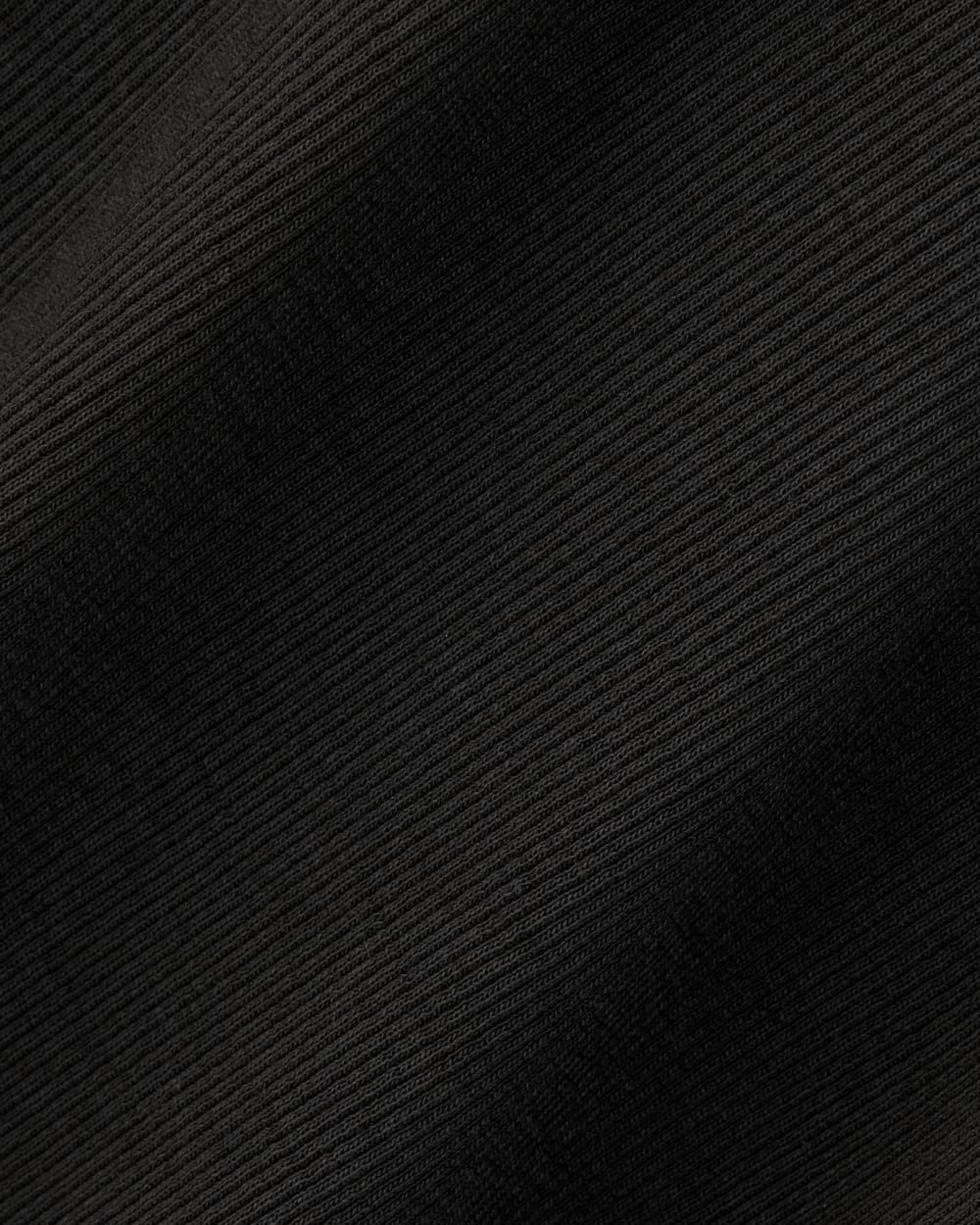 The Luxe Rib Long-Sleeve Scoop-Neck Tee | Black