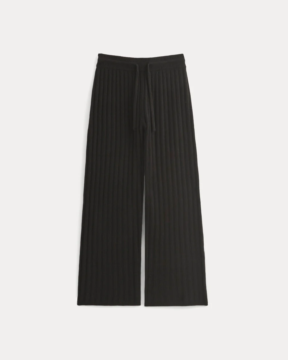 Straight-Leg Pant in Wool Cashmere | Black